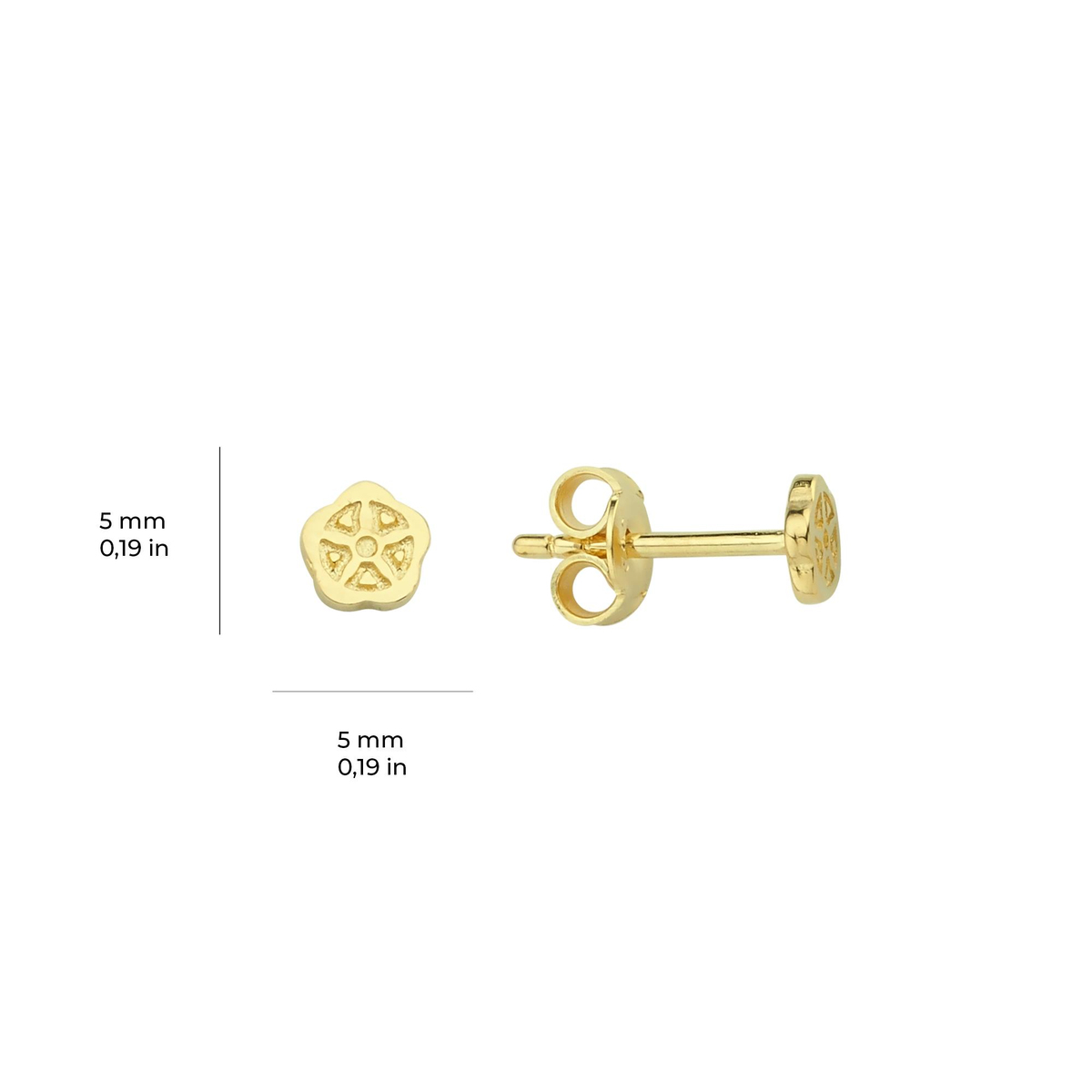 14 Ayar Altın Küpe