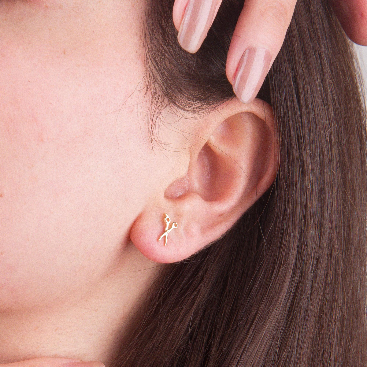 14 Ayar Altın Küpe