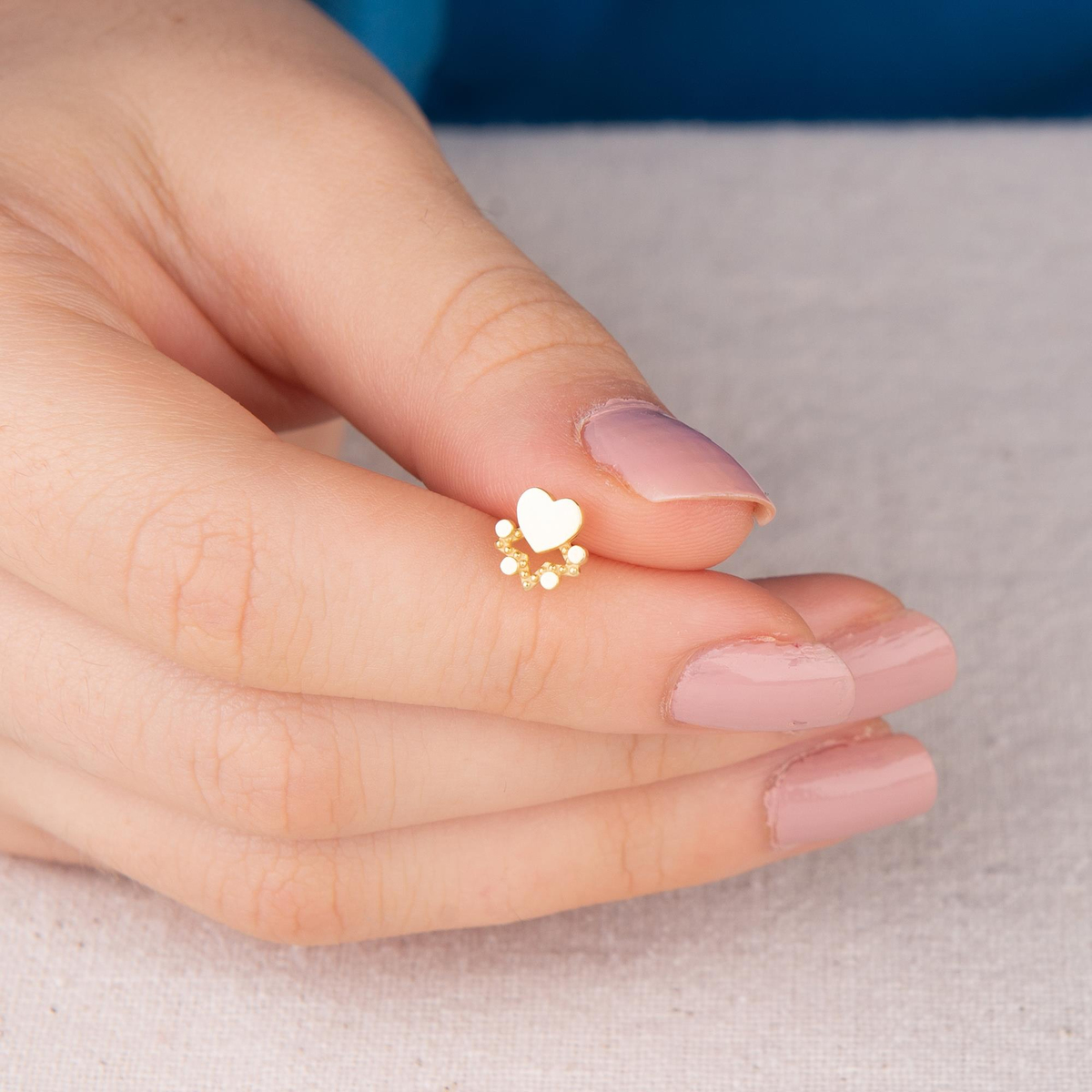 14 Ayar Altın Küpe