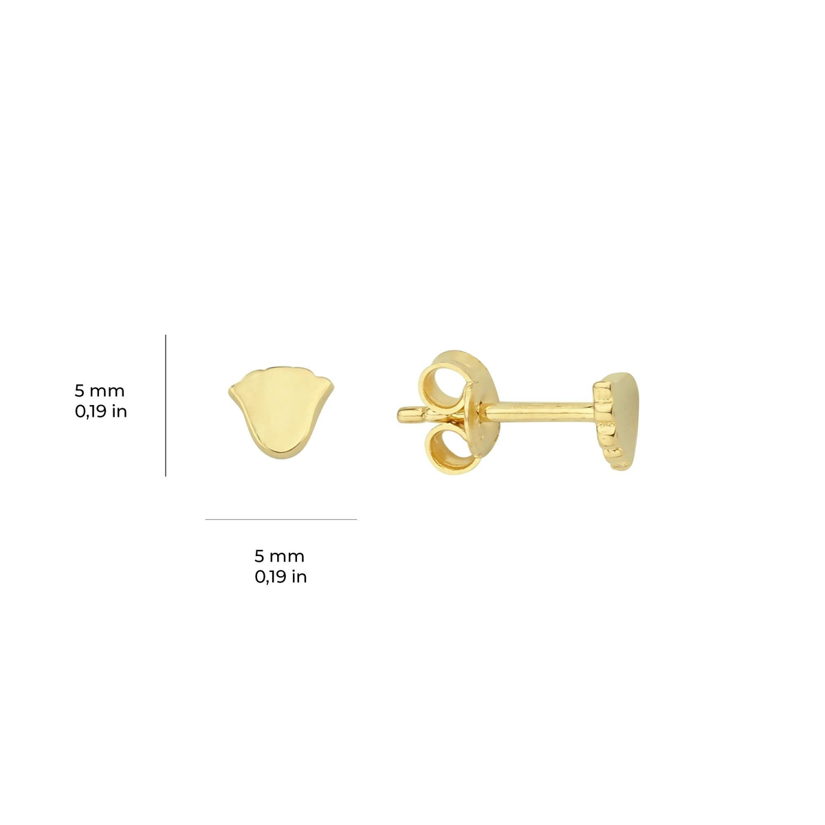 14 Ayar Altın Küpe