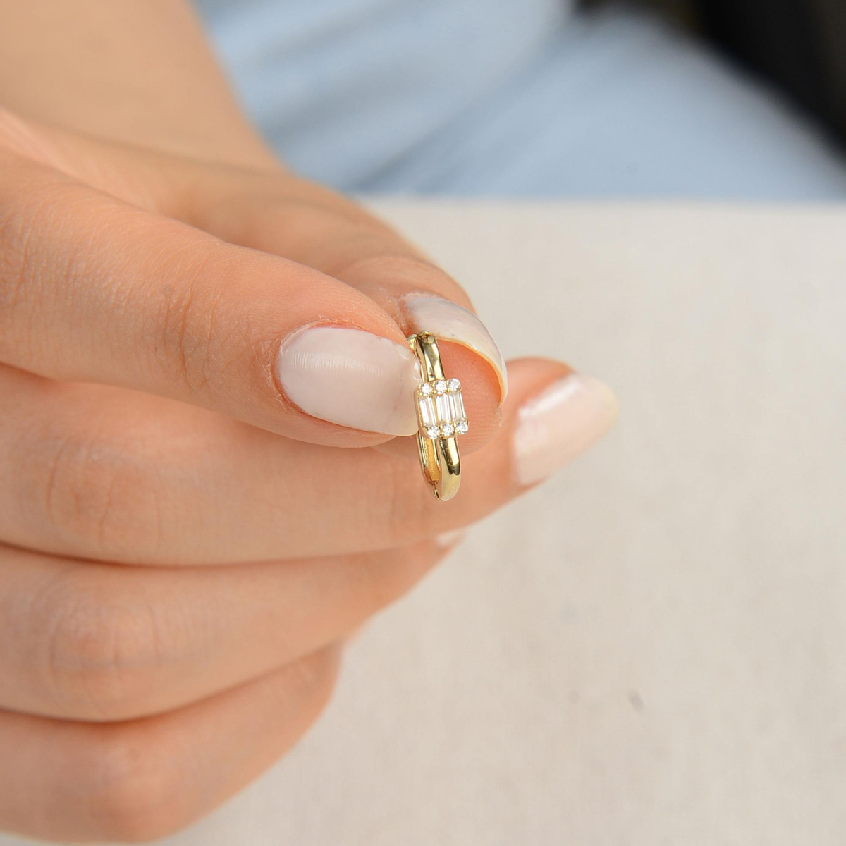 14 Ayar Altın Küpe