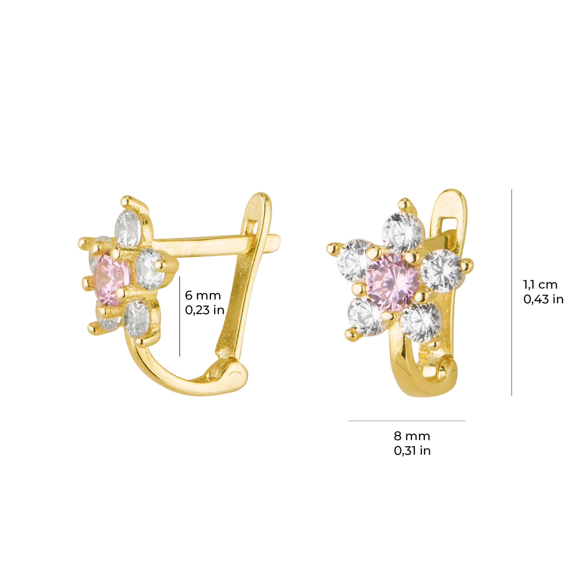 14 Ayar Altın Küpe