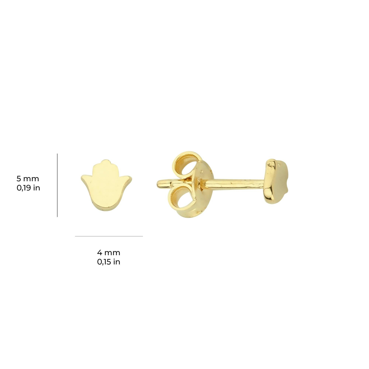 14 Ayar Altın Küpe