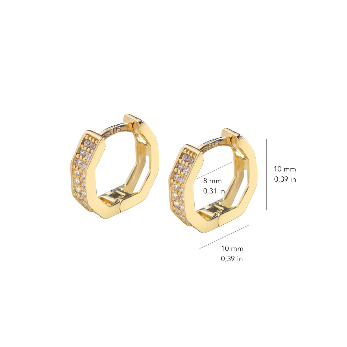 14 Ayar Altın Küpe