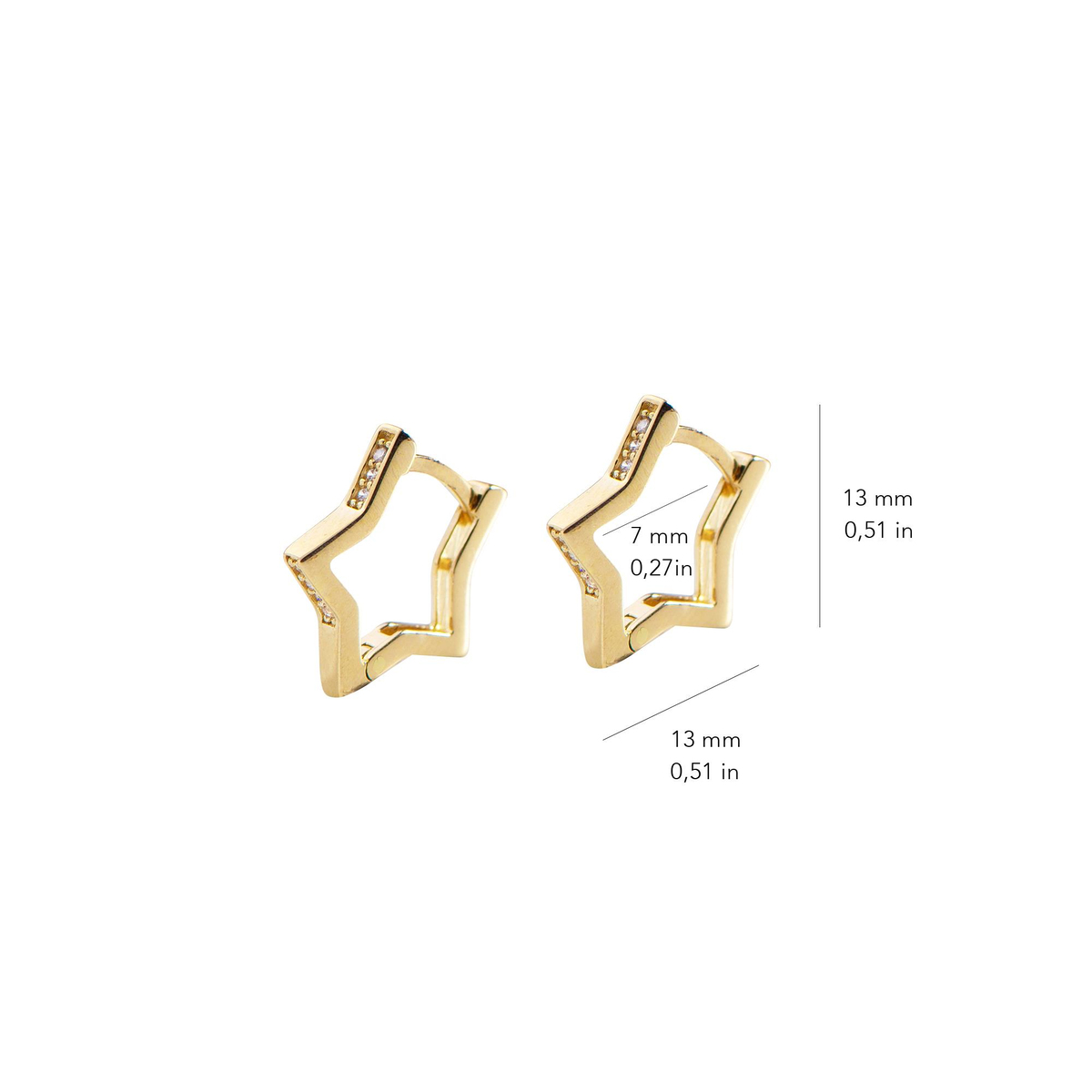 14 Ayar Altın Küpe