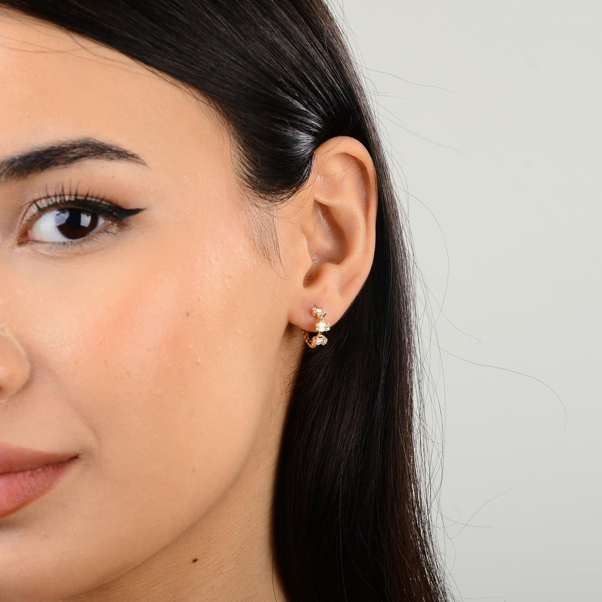 14 Ayar Altın Küpe