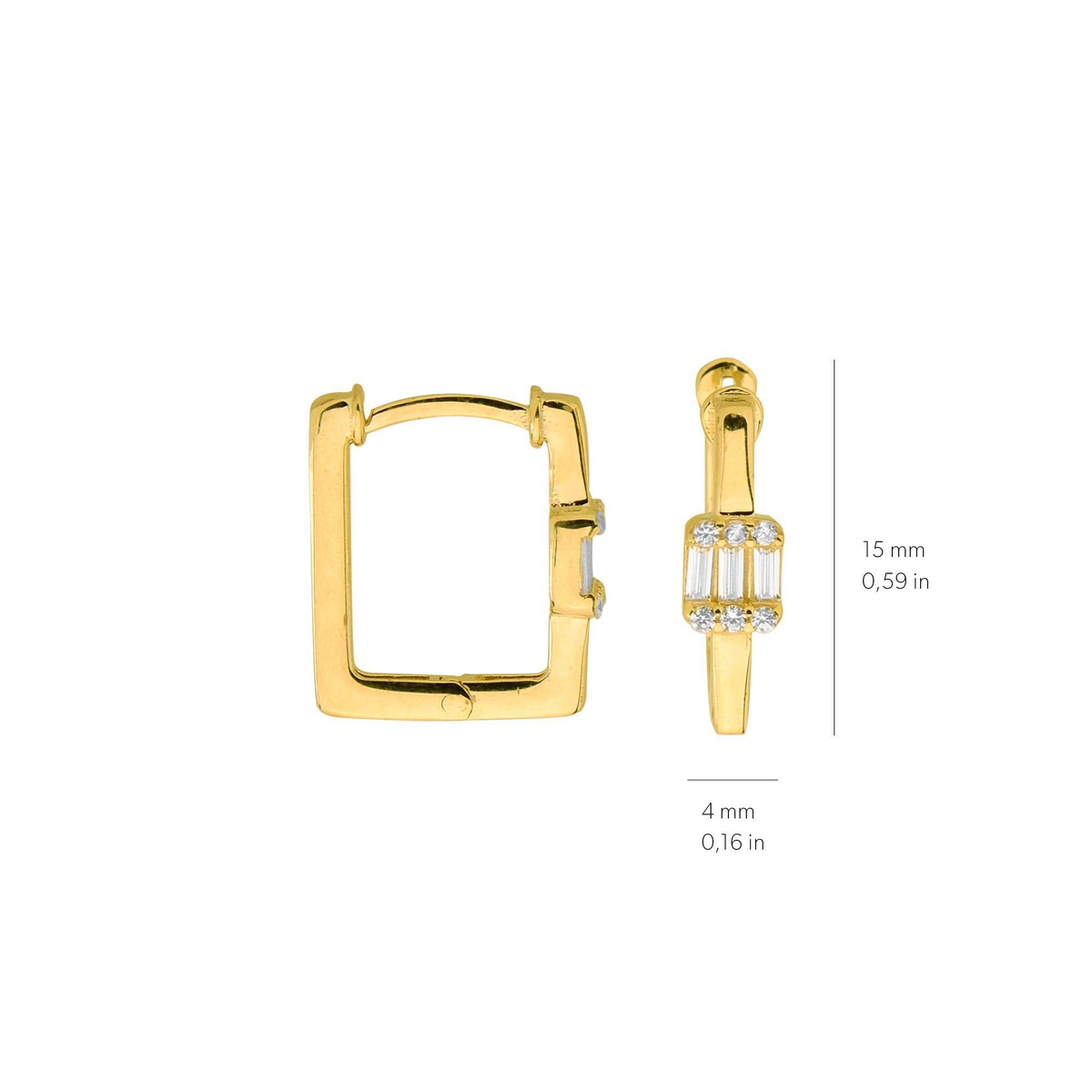 14 Ayar Altın Küpe