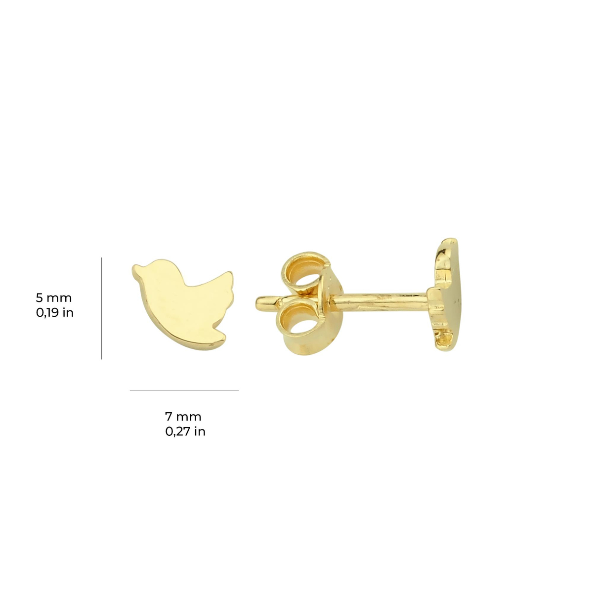 14 Ayar Altın Küpe