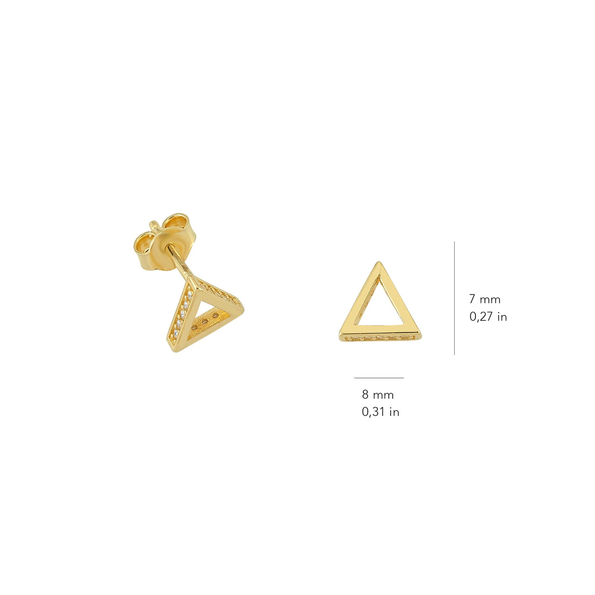 14 Ayar Altın Küpe