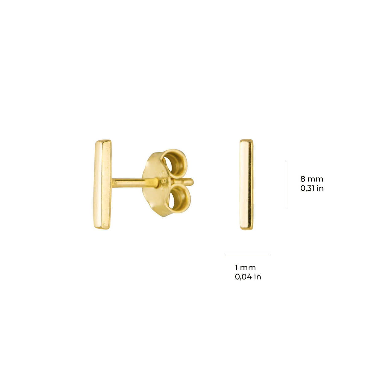 14 Ayar Altın Küpe