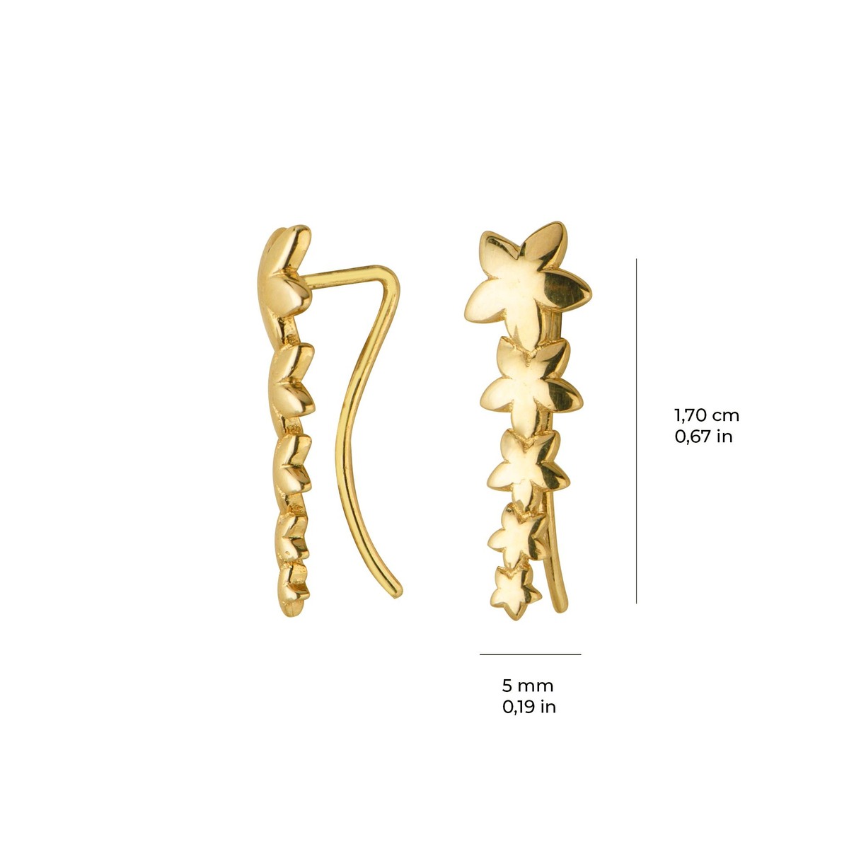 14 Ayar Altın Küpe