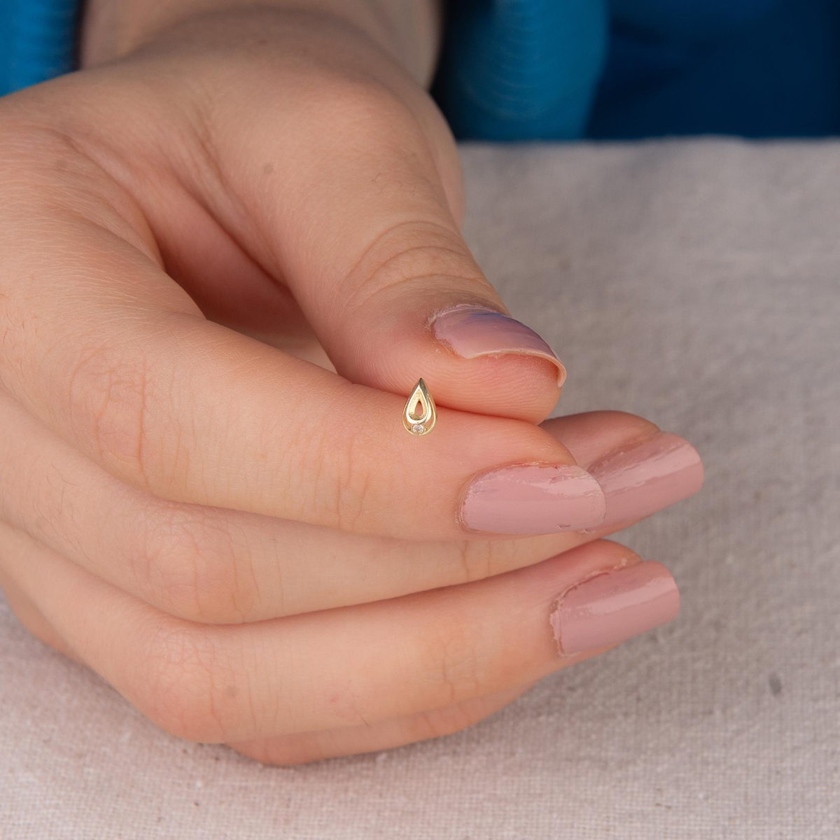 14 Ayar Altın Küpe