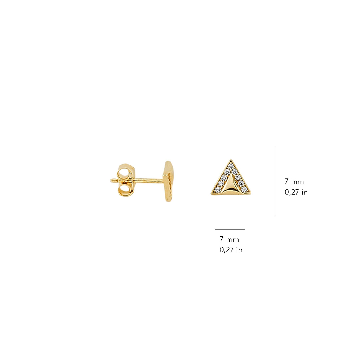 14 Ayar Altın Küpe