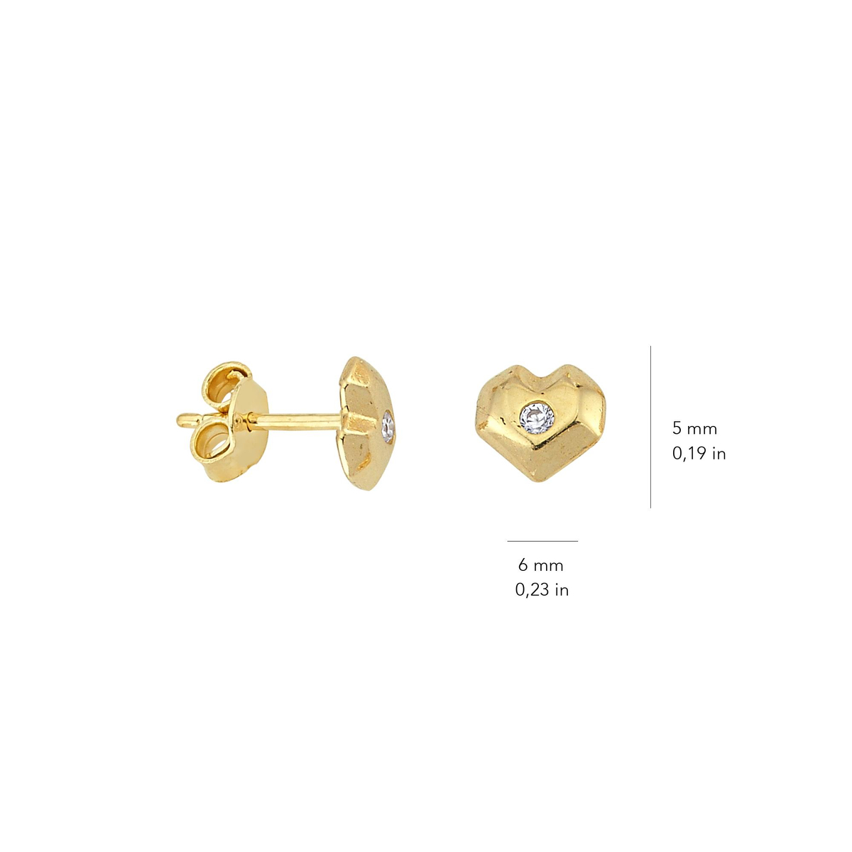 14 Ayar Altın Küpe