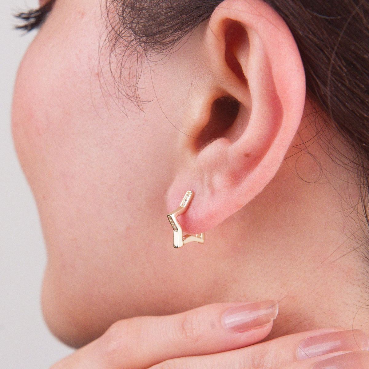 14 Ayar Altın Küpe