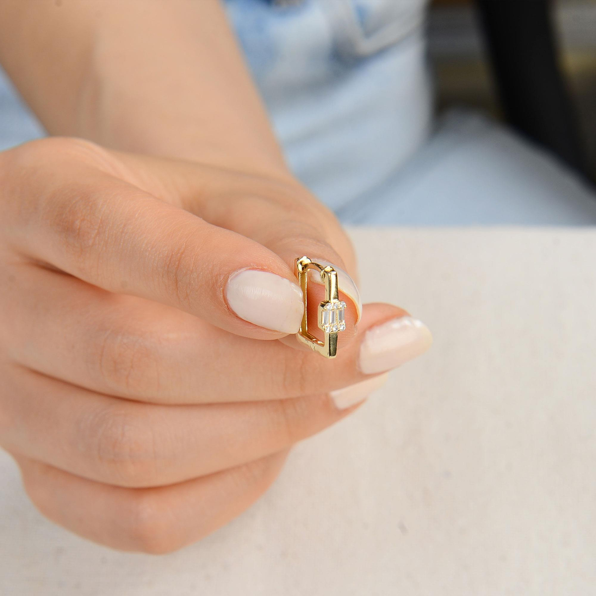 14 Ayar Altın Küpe