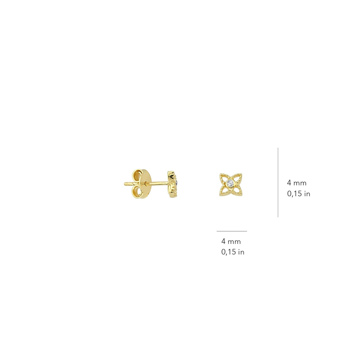 14 Ayar Altın Küpe