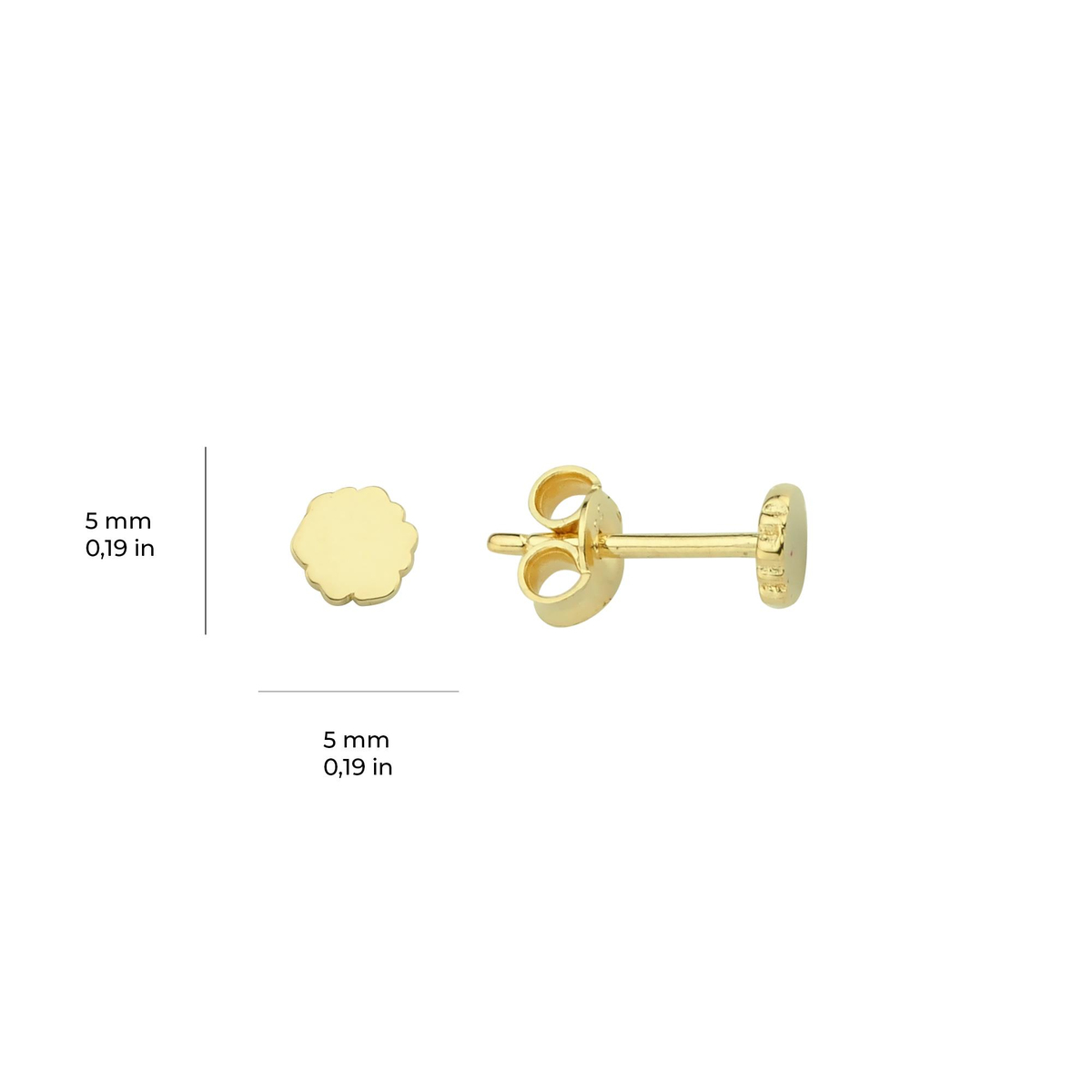 14 Ayar Altın Küpe