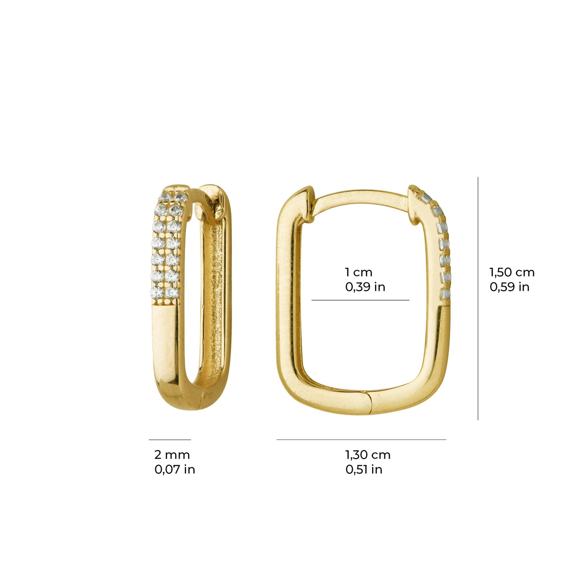 14 Ayar Altın Küpe