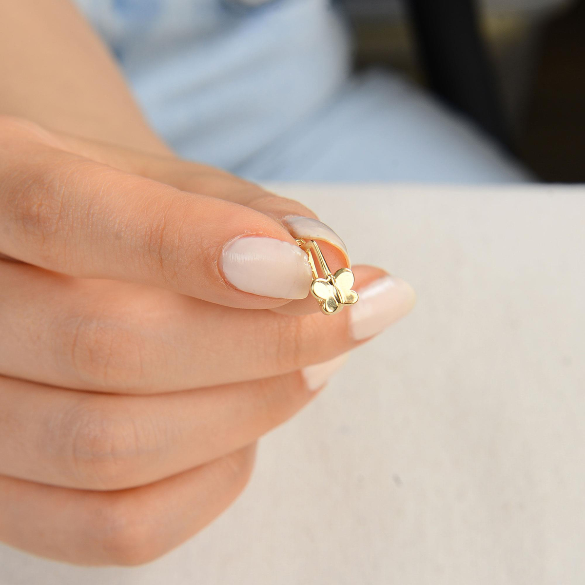 14 Ayar Altın Küpe