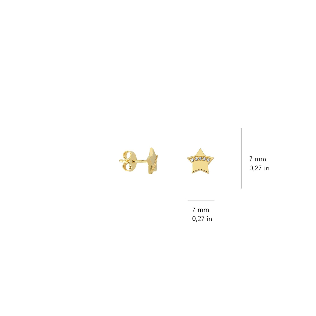 14 Ayar Altın Küpe