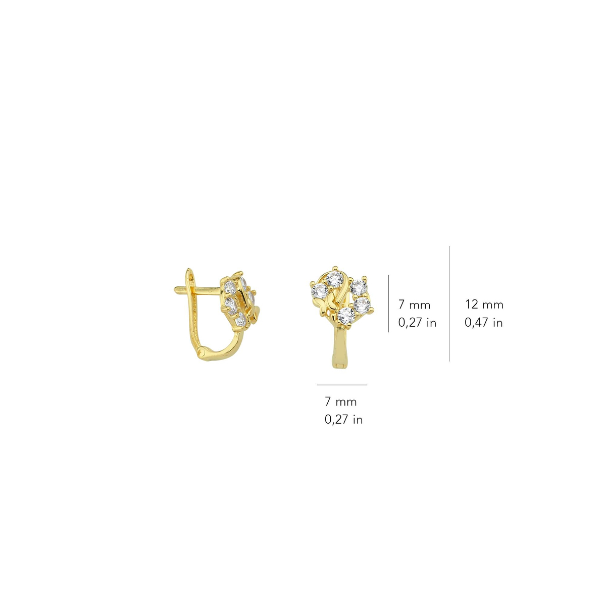 14 Ayar Altın Küpe