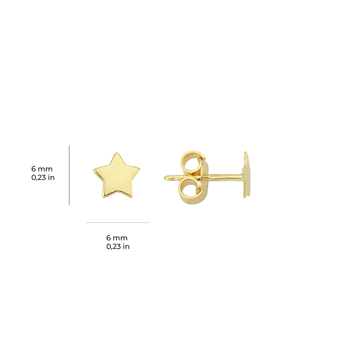 14 Ayar Altın Küpe