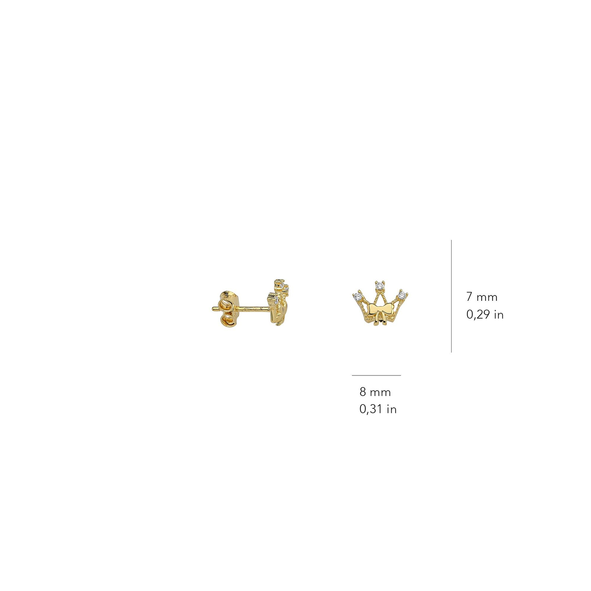 14 Ayar Altın Küpe