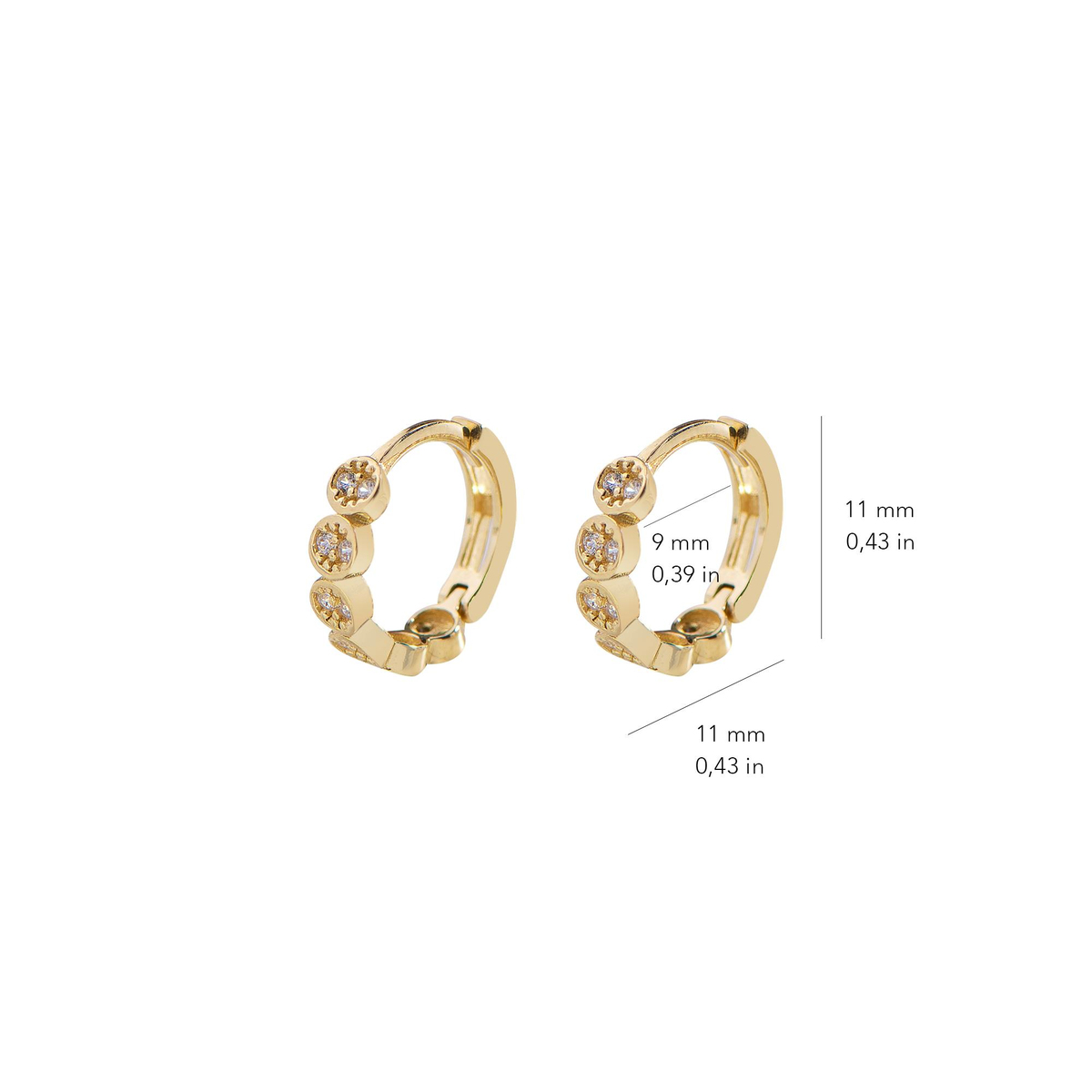 14 Ayar Altın Küpe