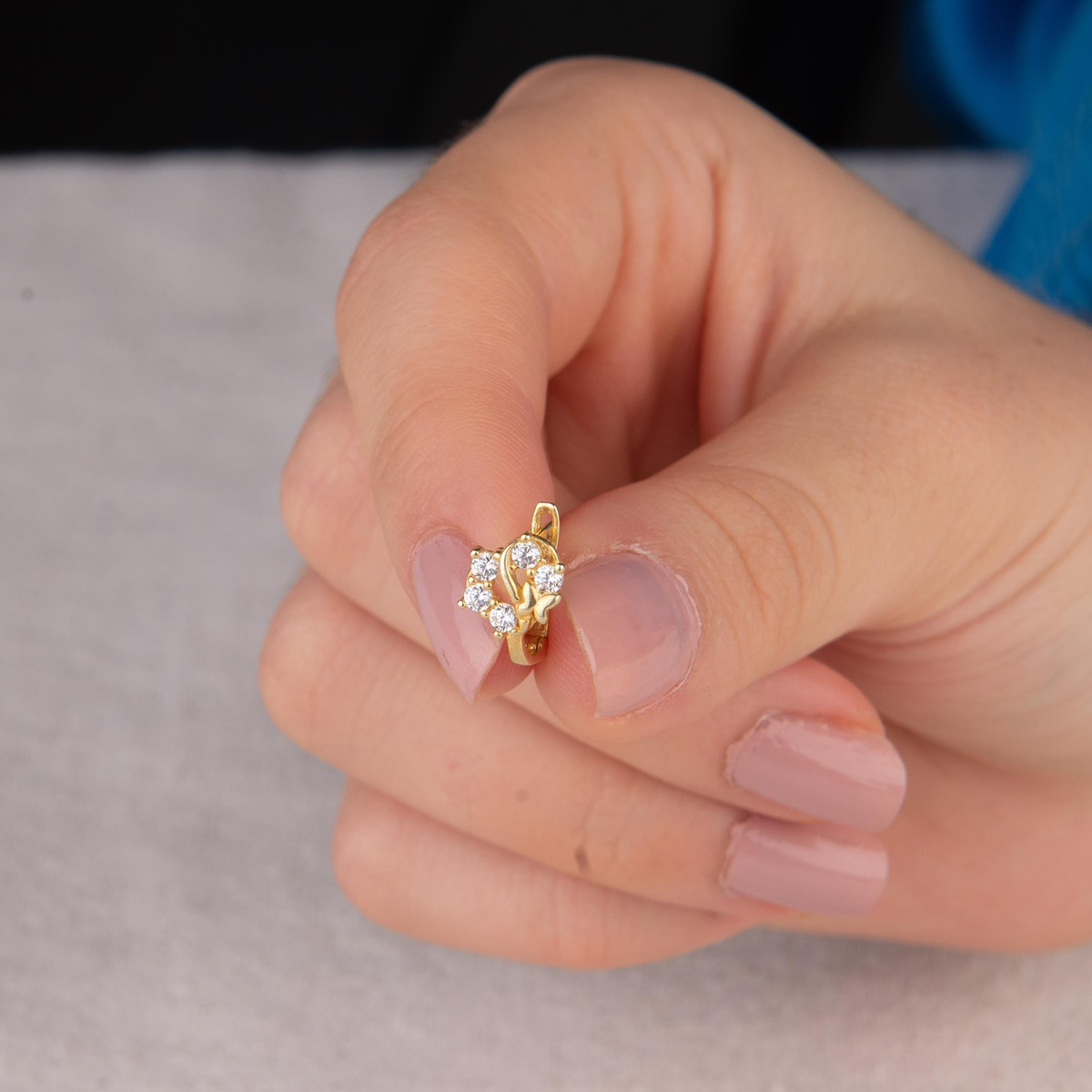 14 Ayar Altın Küpe