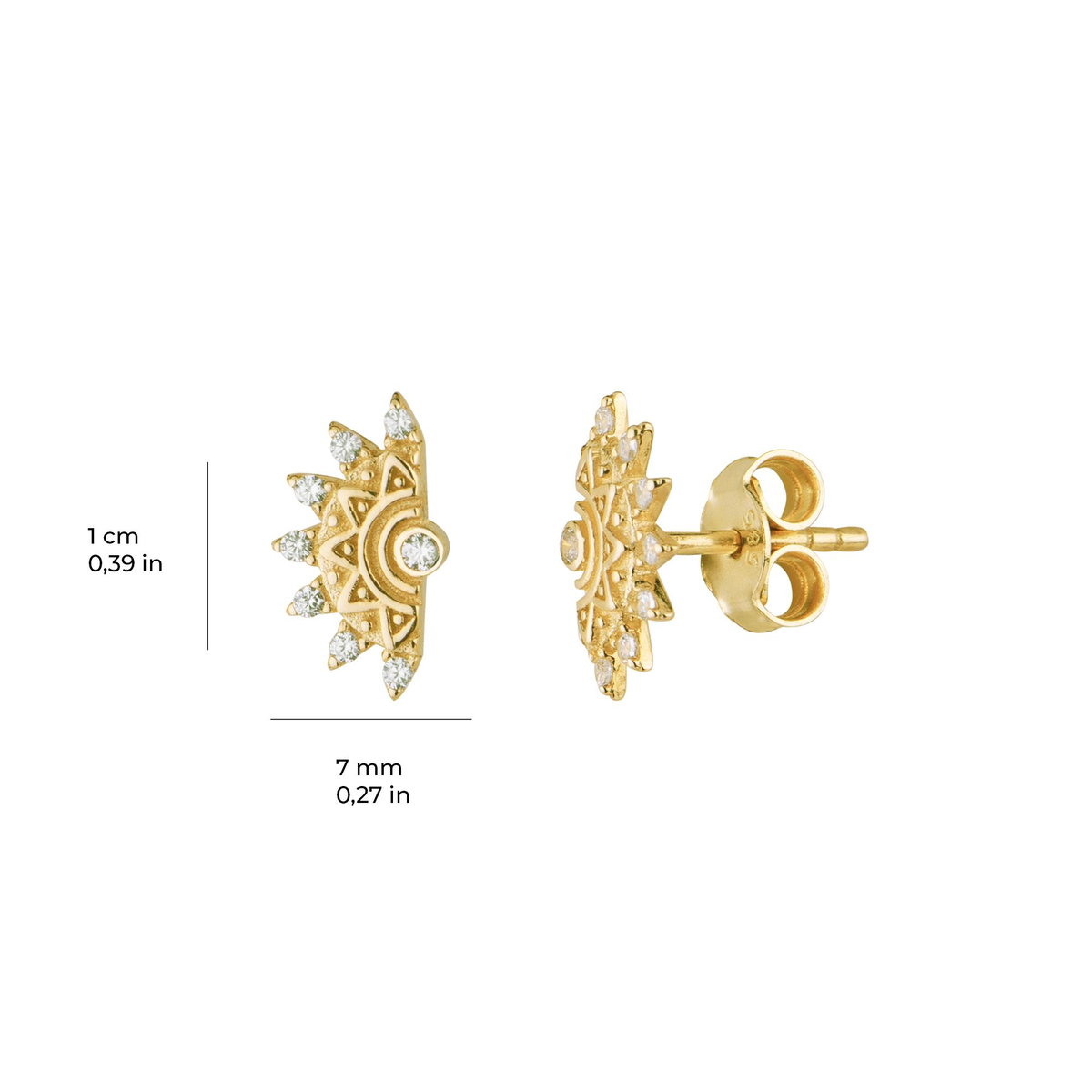 14 Ayar Altın Küpe