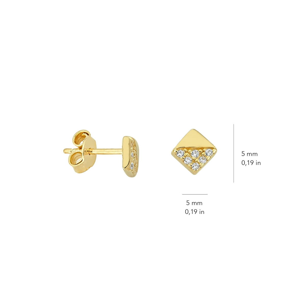 14 Ayar Altın Küpe