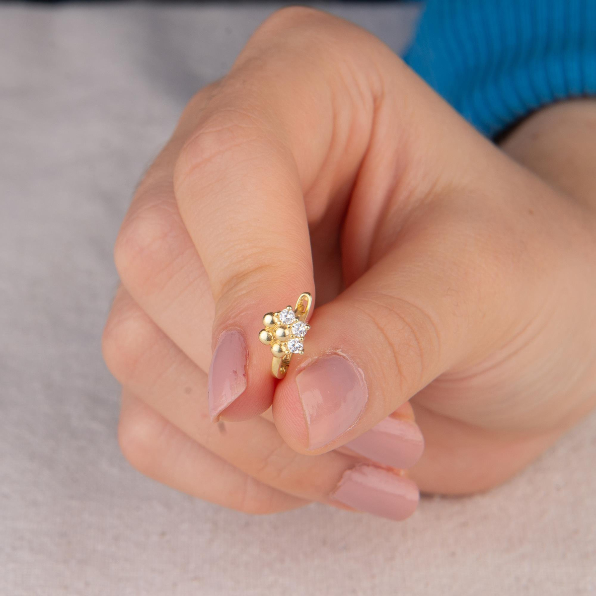 14 Ayar Altın Küpe