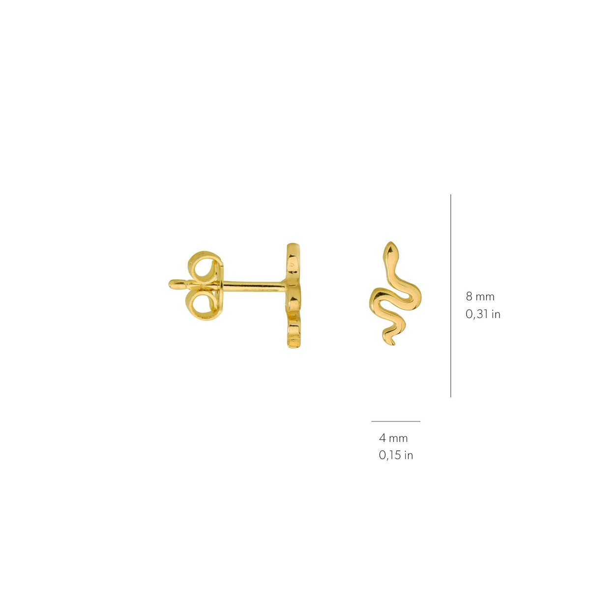 14 Ayar Altın Küpe