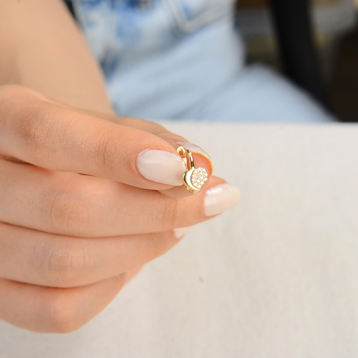 14 Ayar Altın Küpe