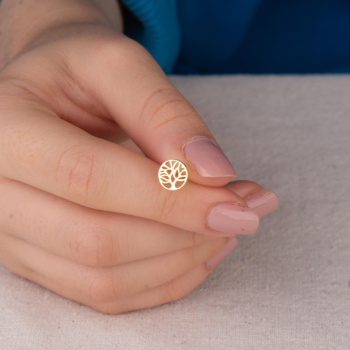 14 Ayar Altın Küpe