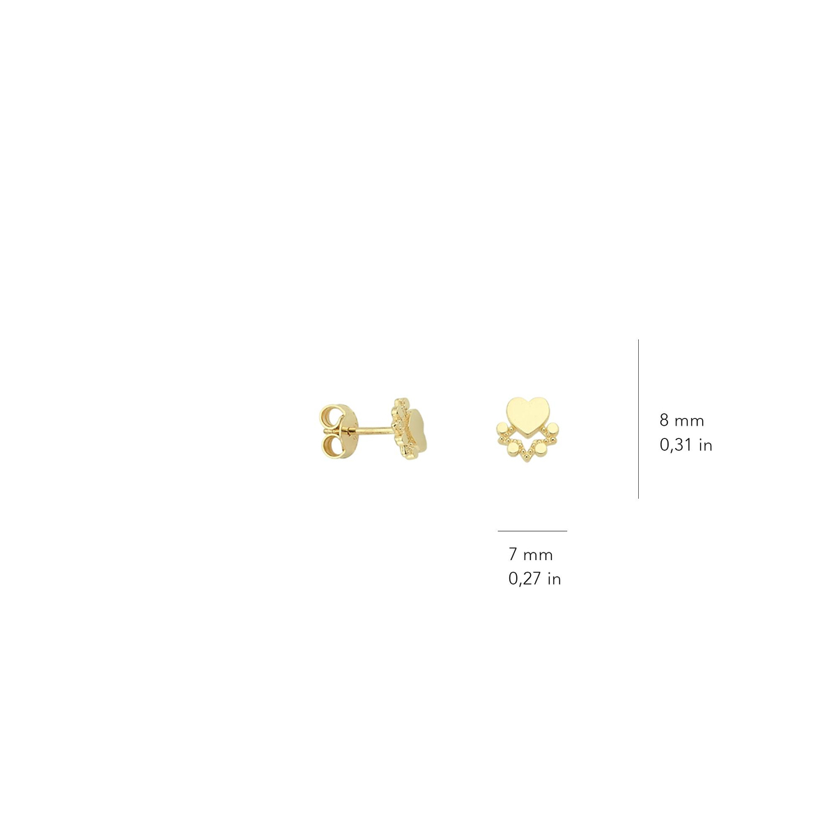 14 Ayar Altın Küpe