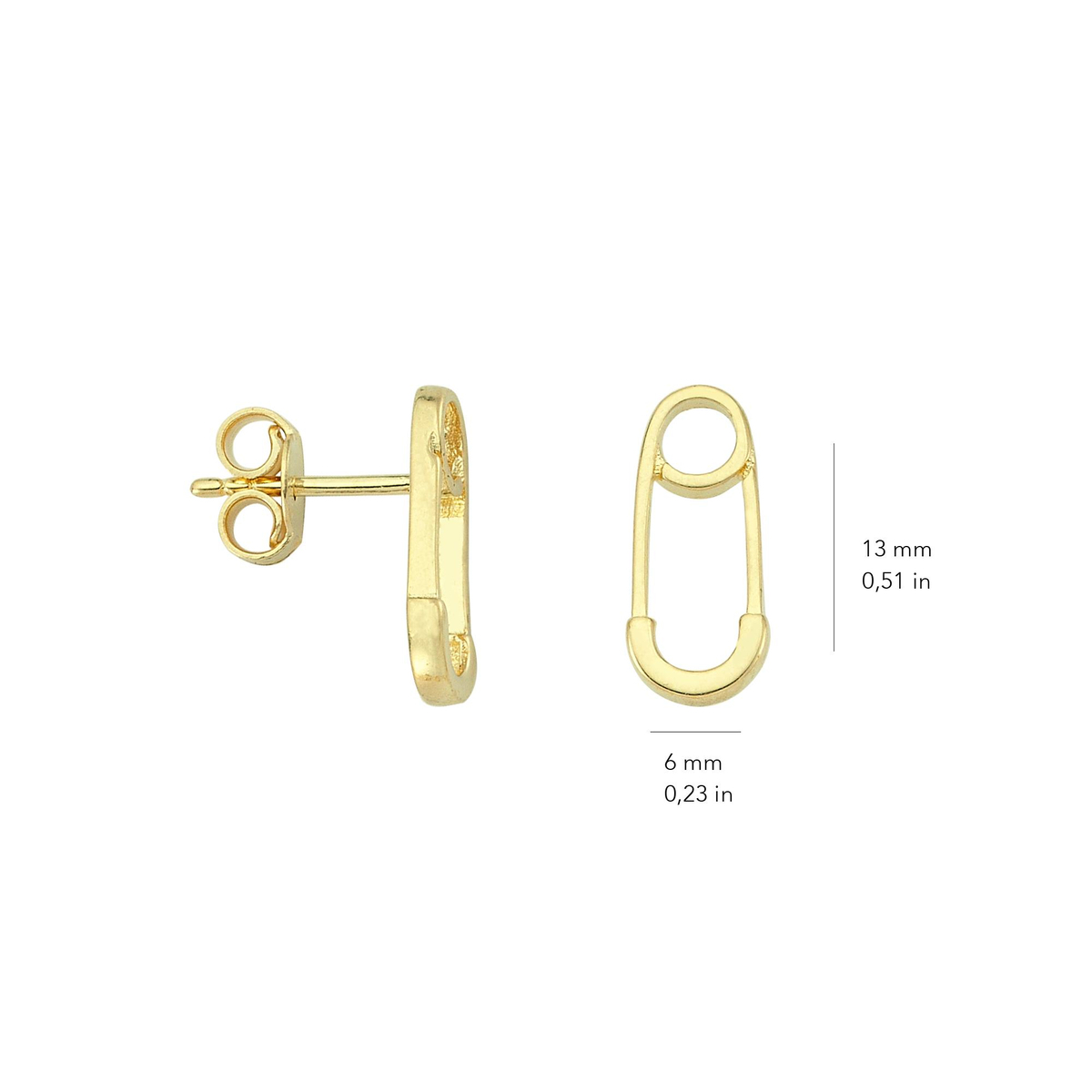 14 Ayar Altın Küpe