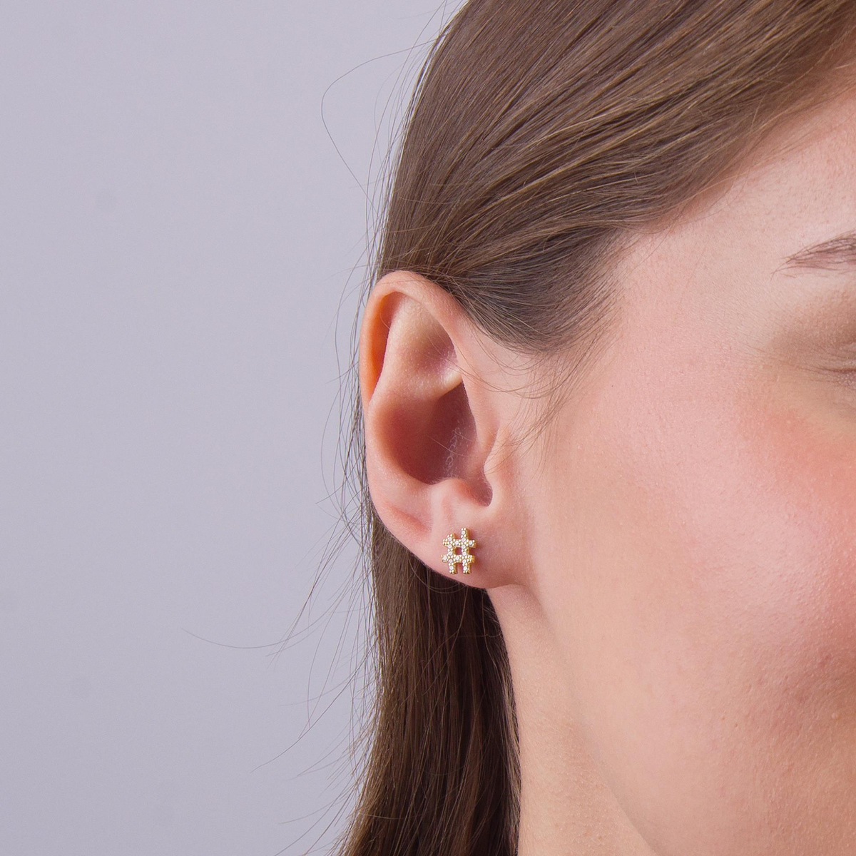 14 Ayar Altın Küpe