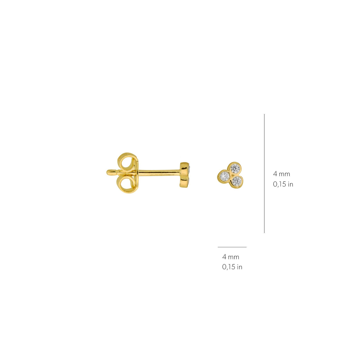 14 Ayar Altın Küpe