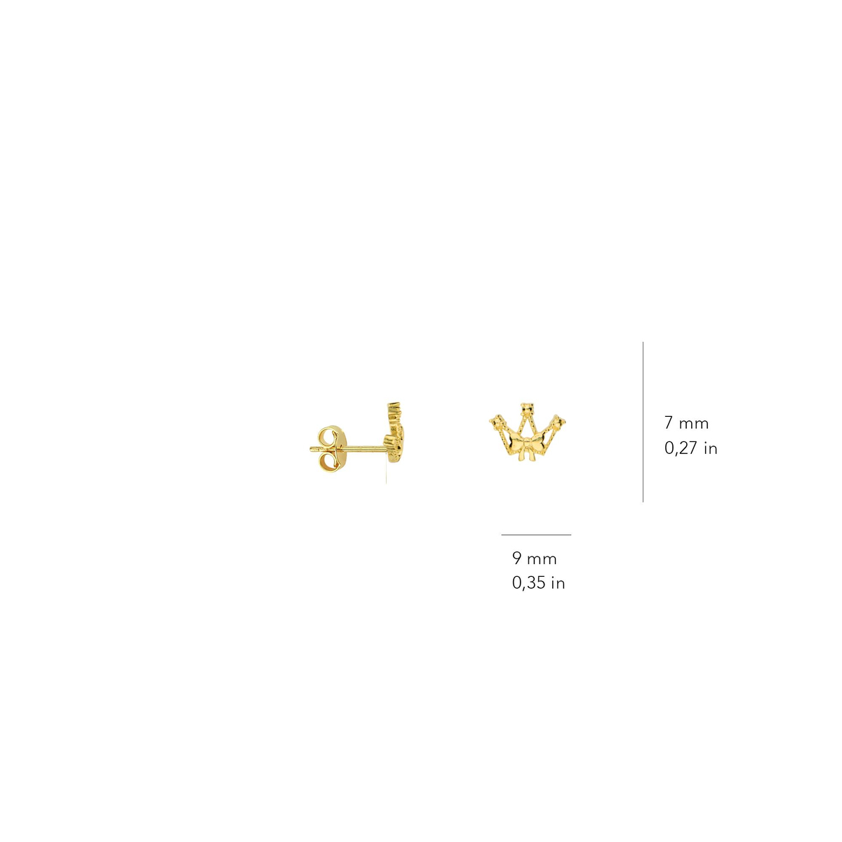 14 Ayar Altın Küpe