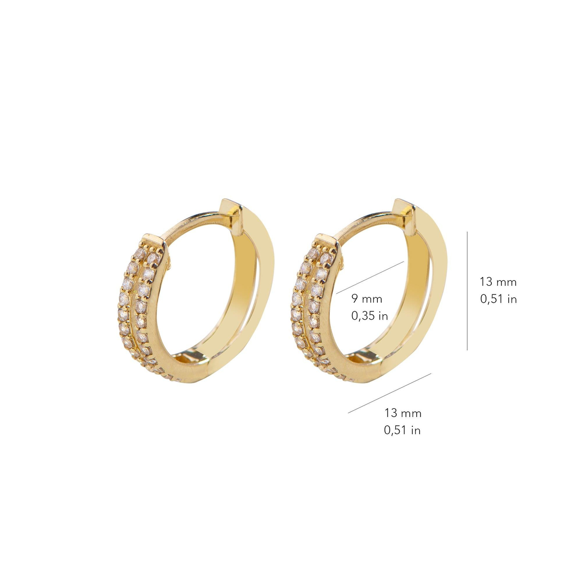 14 Ayar Altın Küpe