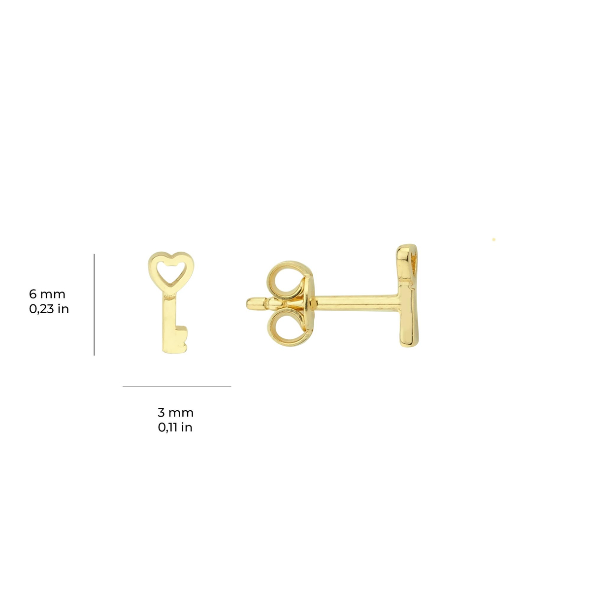 14 Ayar Altın Küpe