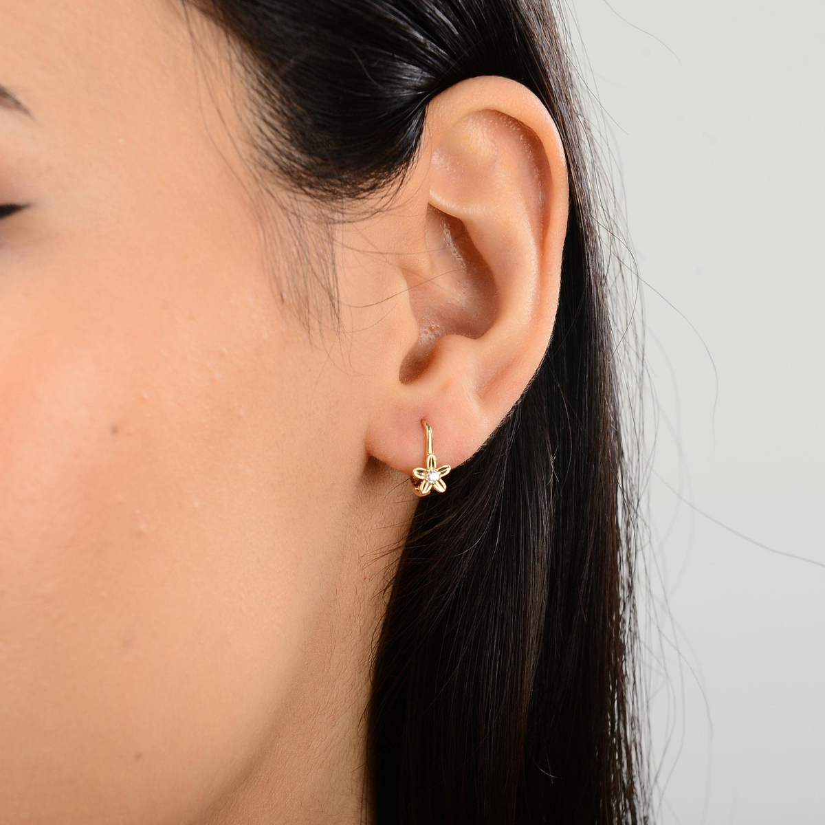 14 Ayar Altın Küpe