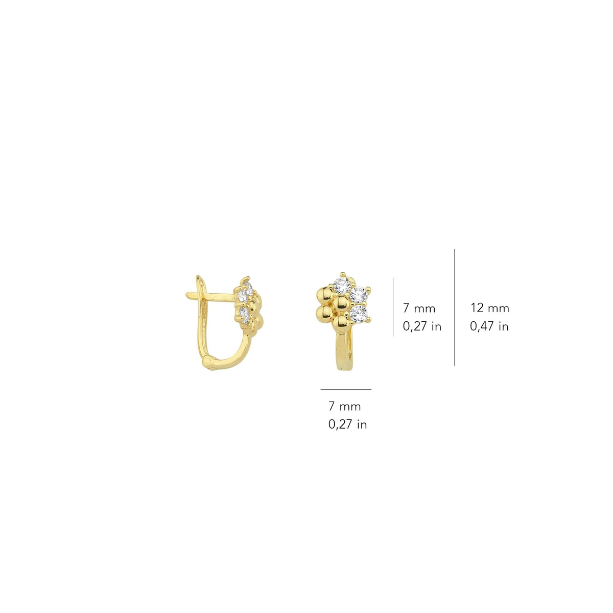 14 Ayar Altın Küpe