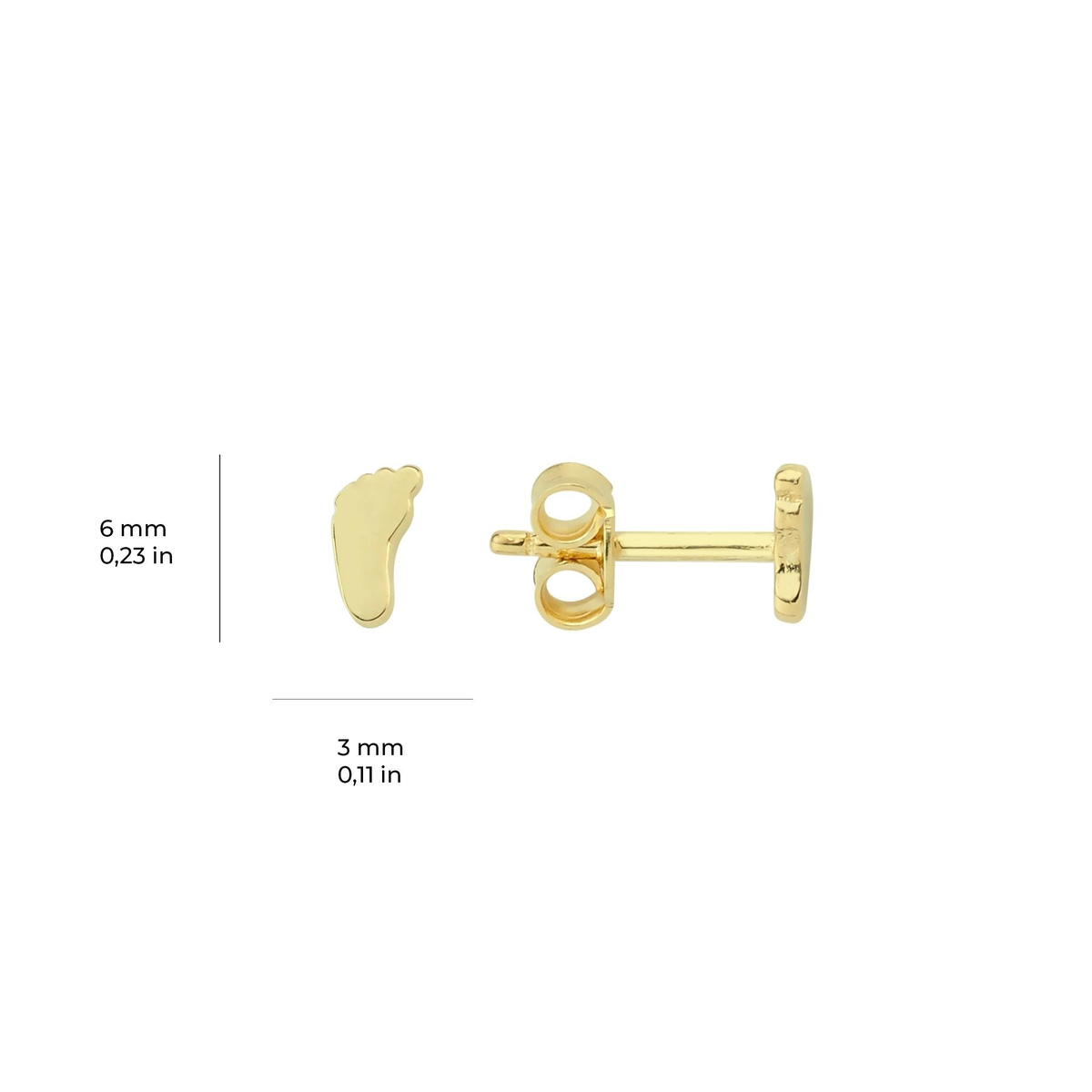 14 Ayar Altın Küpe