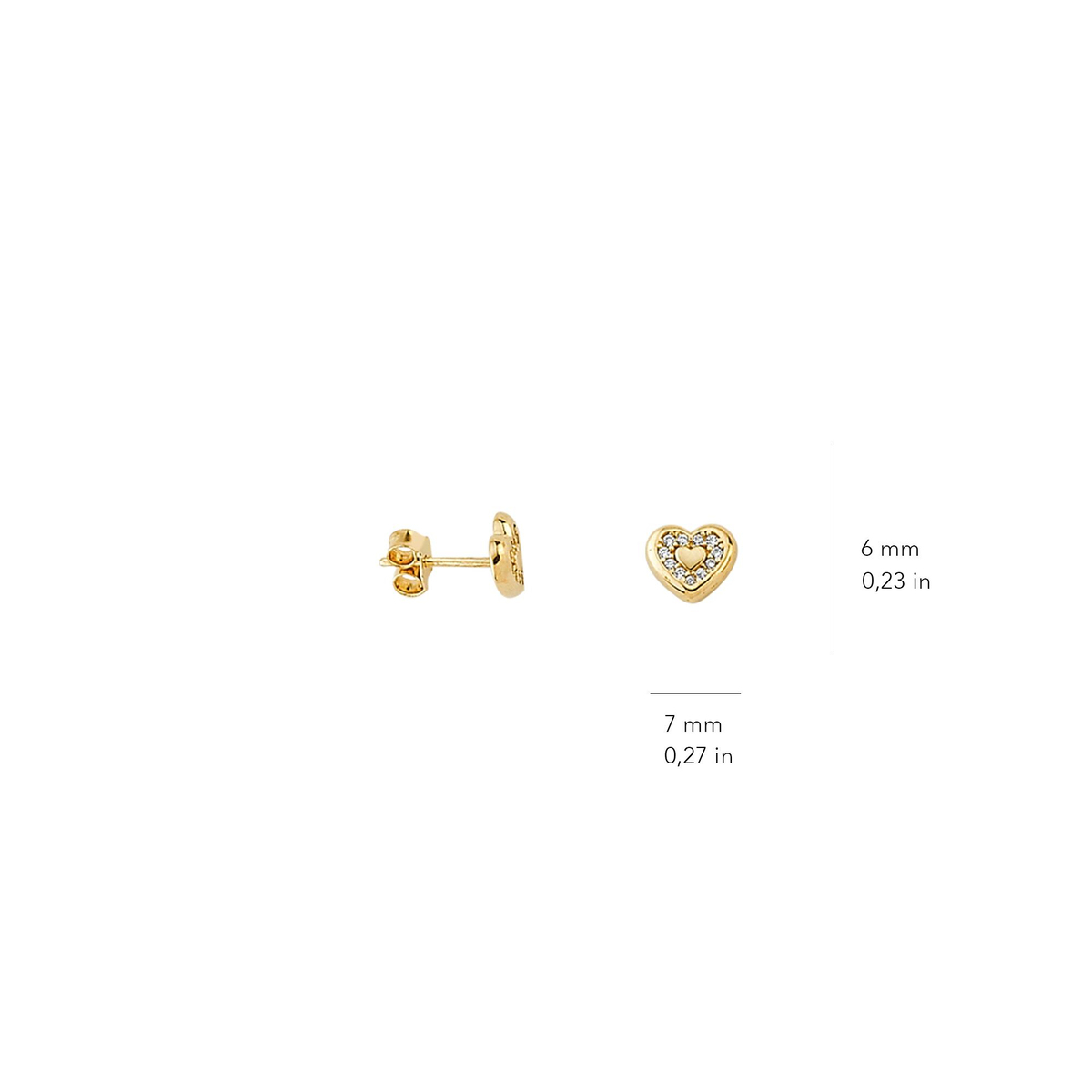 14 Ayar Altın Küpe