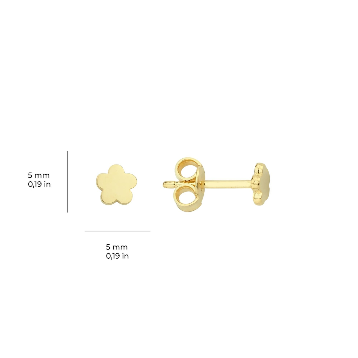 14 Ayar Altın Küpe