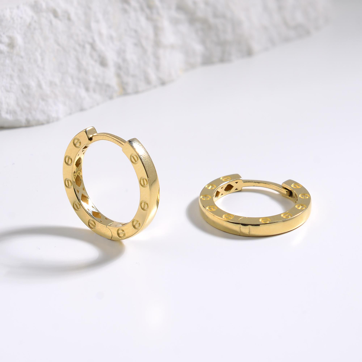 14 AYAR FİZYON ALTIN KÜPE