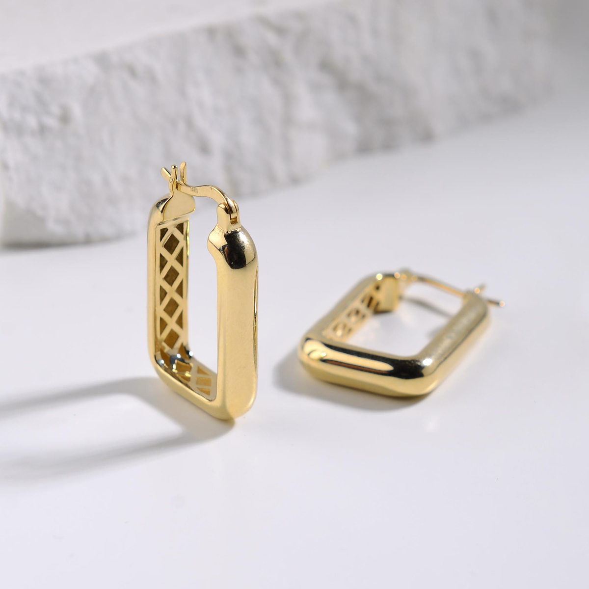 14 AYAR FİZYON ALTIN KÜPE